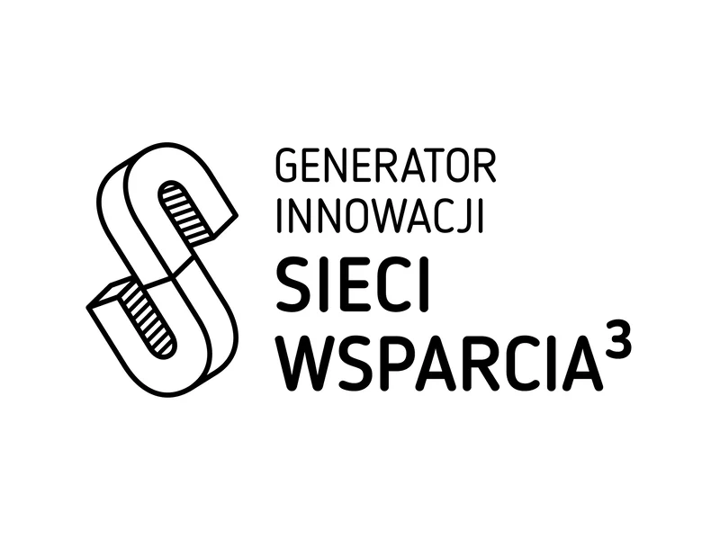 Logo projektu Generator Innowacji. Sieci Wsparcia 3