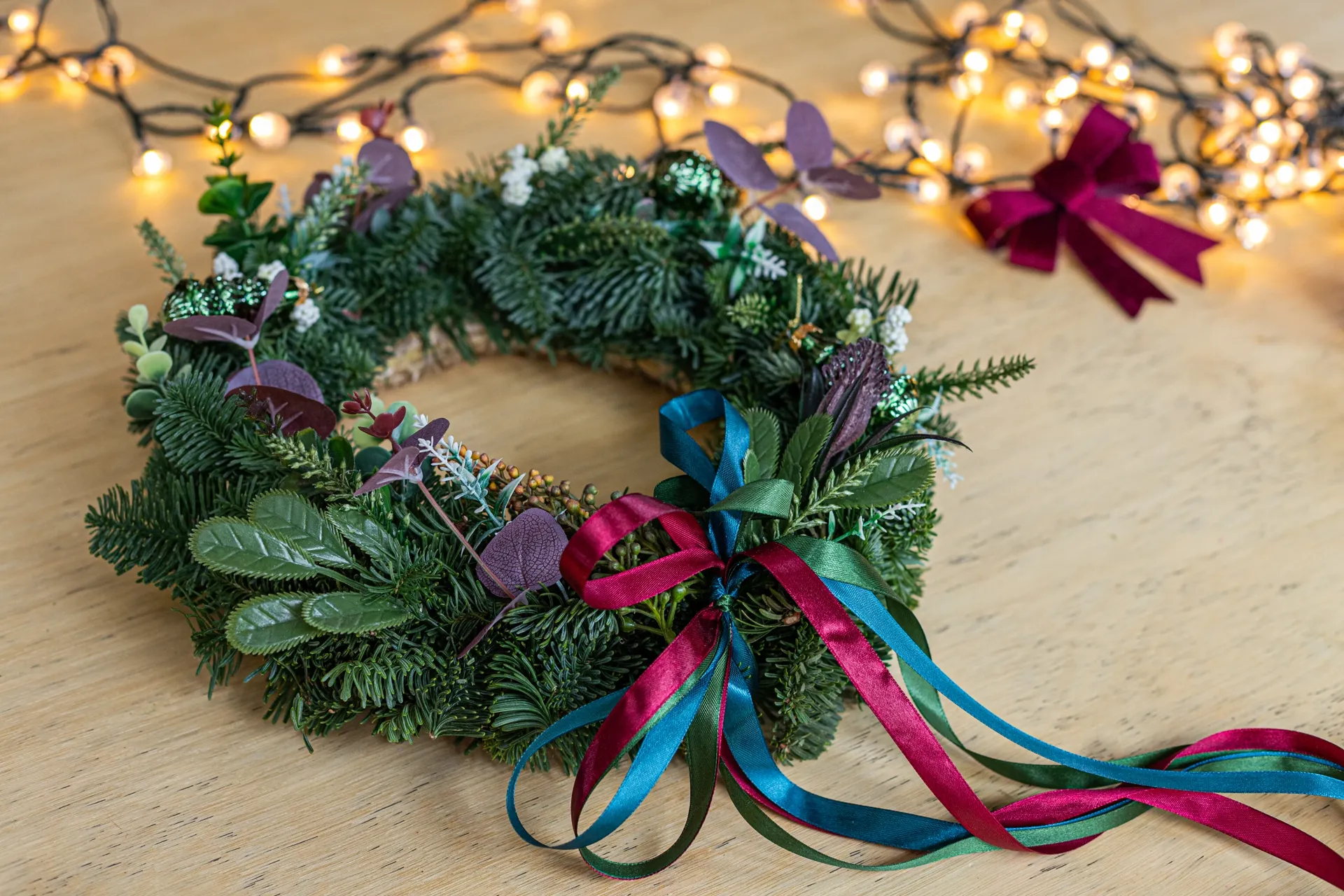 Warsztat plecenia wianków świątecznych dla firmy